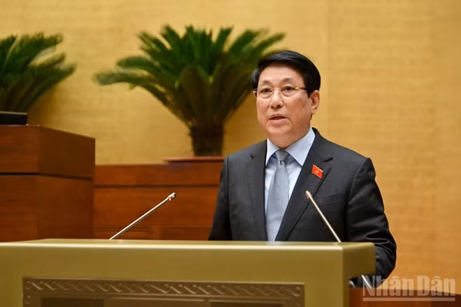 Chủ tịch nước Lương Cường. (Ảnh: DUY LINH)