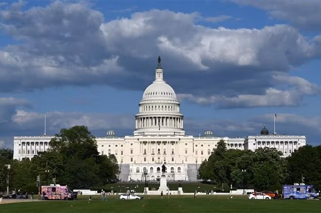 Trụ sở Quốc hội Mỹ ở Washington, D.C. (Ảnh: THX/TTXVN)