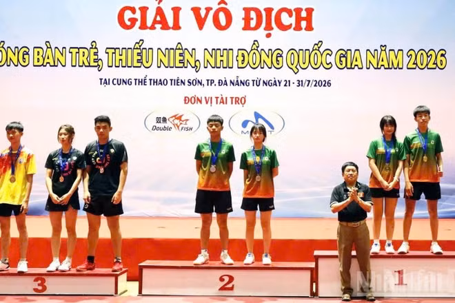 Lâm Đồng đoạt huy chương Vàng đôi nam nữ lứa tuổi 16-17 tại Giải vô địch bóng bàn trẻ, thiếu niên, nhi đồng quốc gia năm 2026.