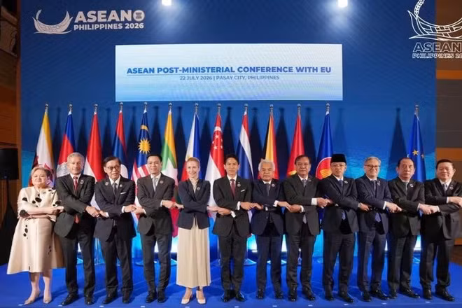 Đoàn Việt Nam tham dự Hội nghị Bộ trưởng Ngoại giao ASEAN-Liên minh châu Âu.
