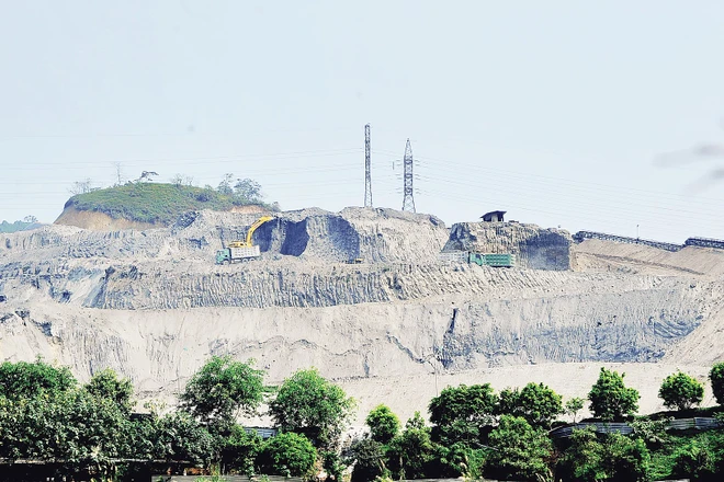 Mỏ apatit ở Lào Cai.