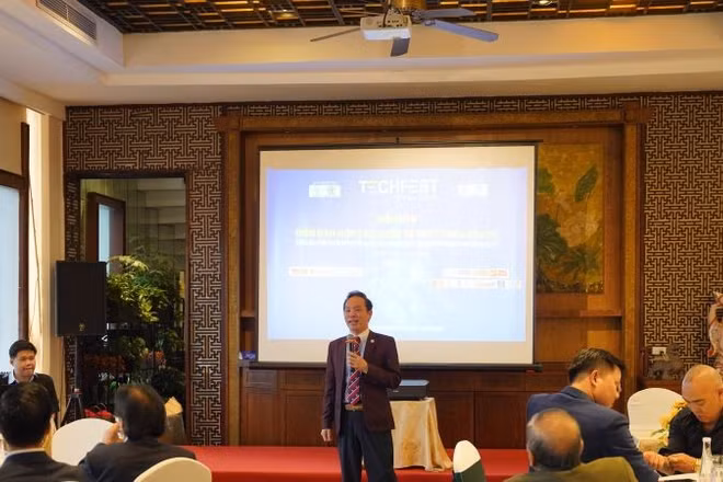 Hội thảo “Kết nối nhà đầu tư trong nước và quốc tế" trong khuôn khổ Techfest 2025.