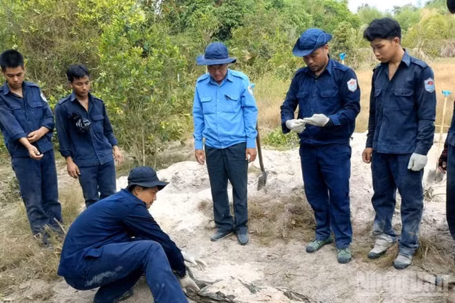 Đội K90 quy tập tại ấp Boeng Kok, xã Ta Ches, huyện KampongTralach, tỉnh Kampong Chhnang, Campuchia.