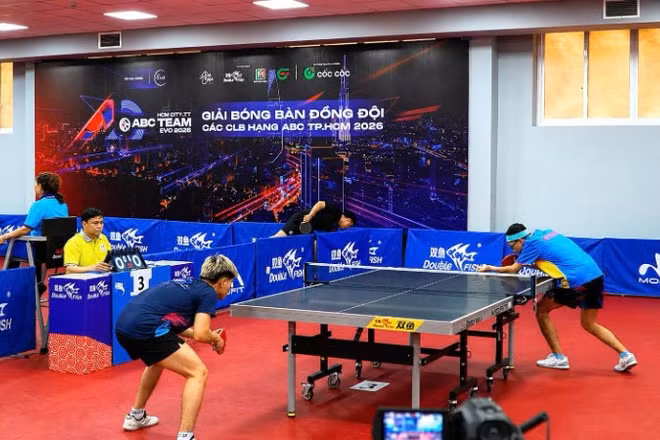 Giải Bóng bàn đồng đội các câu lạc bộ Thành phố Hồ Chí Minh năm 2026 đã xác định 4 đội xuất sắc nhất giành quyền vào bán kết.