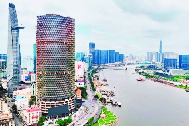 Một góc Thành phố Hồ Chí Minh. (Ảnh THẾ ANH)