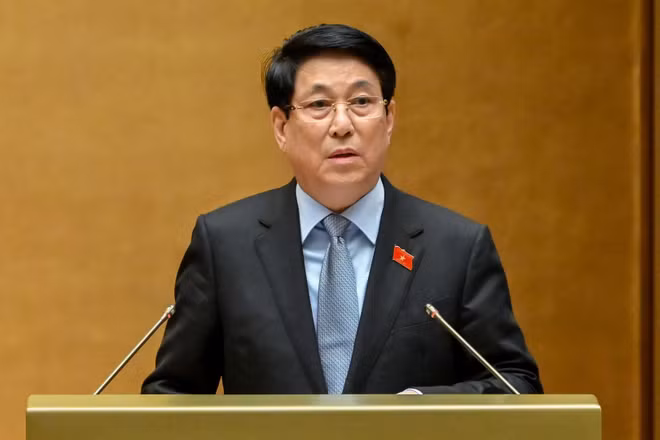 Chủ tịch nước Lương Cường. (Ảnh: DUY LINH)