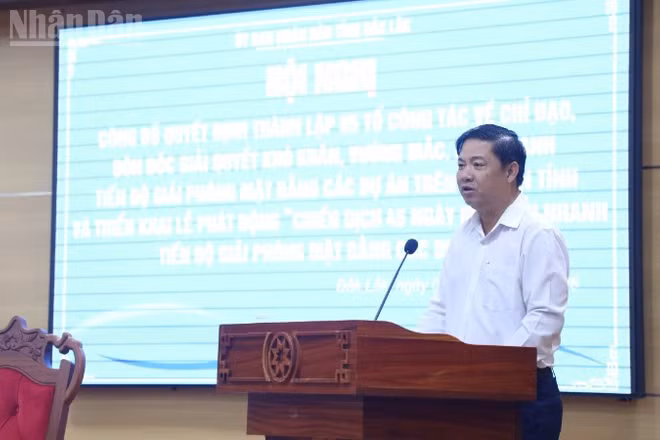Bí thư Tỉnh ủy Đắk Lắk Lương Nguyễn Minh Triết phát biểu chỉ đạo tại buổi lễ.