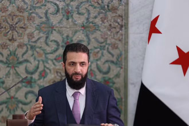 Tổng thống lâm thời Syria Ahmed al-Sharaa. (Ảnh tư liệu: AA/TTXVN)