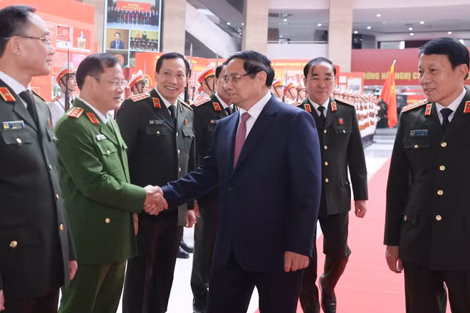 [Ảnh] Thủ tướng Phạm Minh Chính dự Hội nghị Công an toàn quốc lần thứ 81