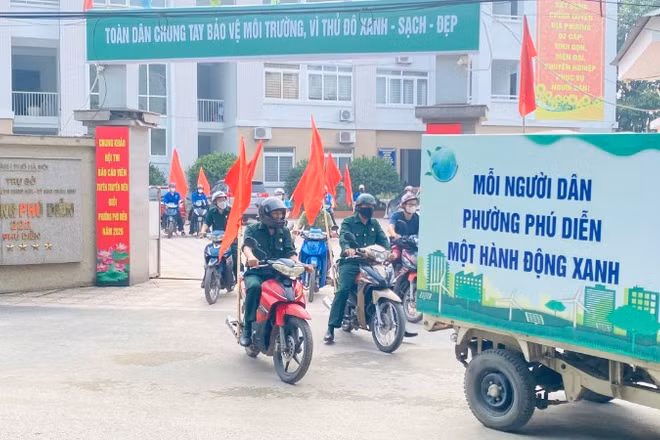Phường Phú Diễn (Thành phố Hà Nội) tổ chức phát động phong trào thi đua “Toàn dân chung tay bảo vệ môi trường, vì thủ đô.