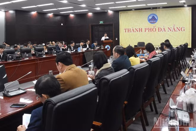 Quang cảnh Hội nghị tập huấn tổ chức, hoạt động của các Ban bầu cử đại biểu Quốc hội khóa XVI và các Ban bầu cử đại biểu Hội đồng nhân dân thành phố Đà Nẵng khóa XI, nhiệm kỳ 2026-2031. (Ảnh: ANH ĐÀO)