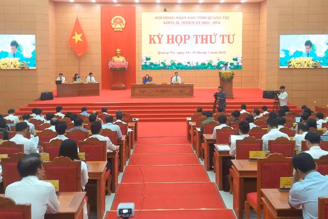 Quang cảnh Kỳ họp thứ tư, Hội đồng nhân dân tỉnh Quảng Trị khóa IX, nhiệm kỳ 2026-2031