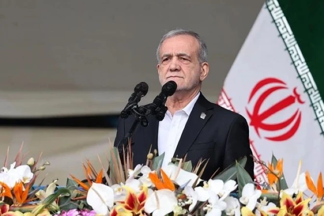 Tổng thống Masoud Pezeshkian đang tạm thời đảm nhận cương vị lãnh đạo cao nhất ở Iran. (Ảnh: China Daily)