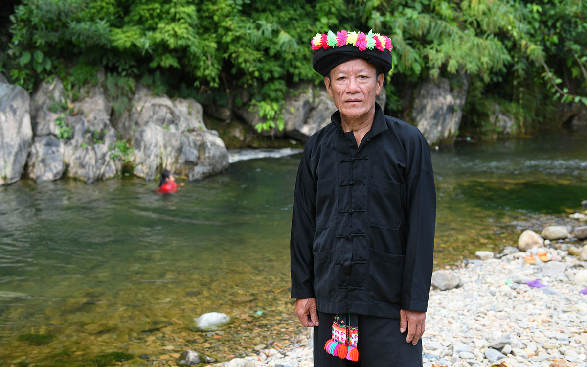 Trang phục của nam giới La Hủ. (Ảnh: TRẦN THÀNH ĐẠT) Trang phục của nam giới La Hủ. (Ảnh: TRẦN THÀNH ĐẠT)