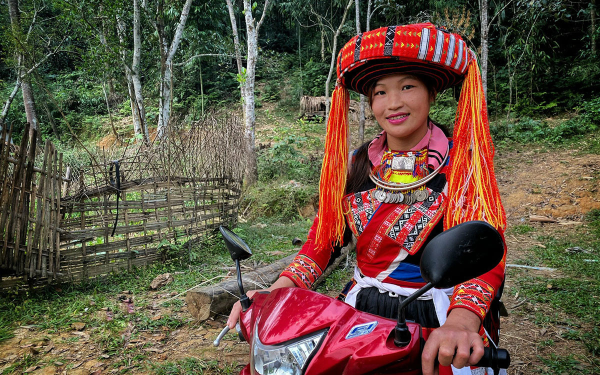 Phụ nữ Pà Thẻn. (Ảnh: TRẦN THÀNH ĐẠT)