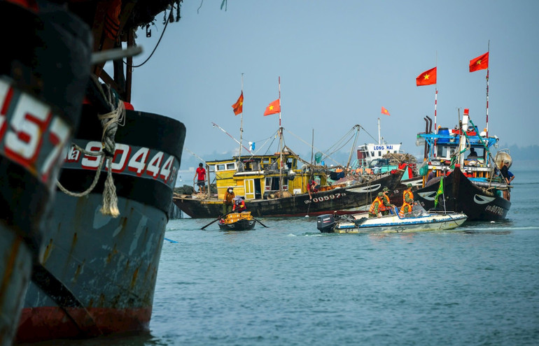 Đặt mục tiêu gỡ "thẻ vàng", đó là một trong những vấn đề quan trọng để ngành thủy sản phát triển chuyên nghiệp. (Ảnh THÀNH ĐẠT) tr5.jpg