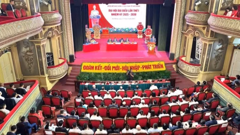 Đại hội đại biểu Đảng bộ Ban Quản lý Khu kinh tế Hải Phòng lần thứ Nhất, nhiệm kỳ 2025–2030.