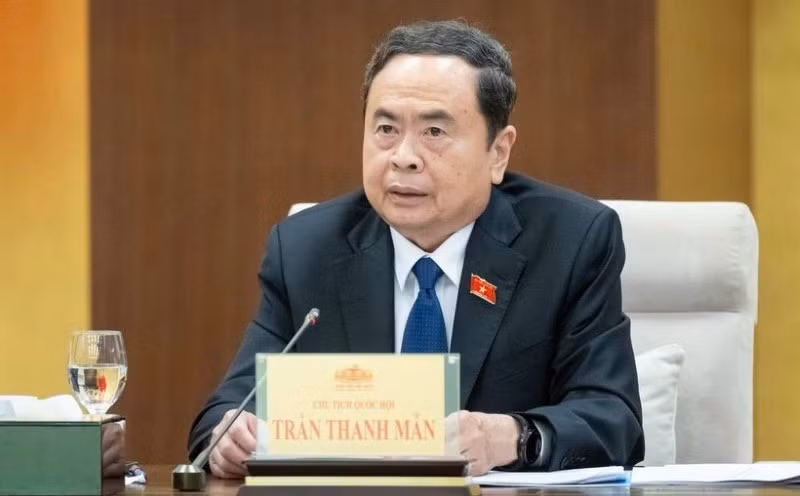 Chủ tịch Quốc hội Trần Thanh Mẫn. (Ảnh: DUY LINH)