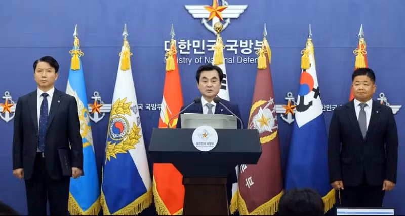 Bộ trưởng Quốc phòng Hàn Quốc Ahn Gyu Back. (Ảnh: Yonhap/TTXVN)