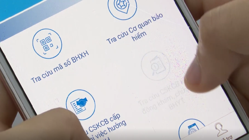 Ứng dụng VssID-Bảo hiểm xã hội số đang được triển khai để tra cứu quá trình đóng bảo hiểm xã hội, bảo hiểm y tế. (Ảnh minh họa)