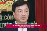 [Video] Bí thư Thành ủy Hà Nội yêu cầu công bố công khai biện pháp xử lý phạt nguội