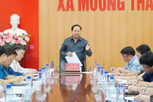 Bí thư Tỉnh ủy Lai Châu làm việc và chỉ đạo xã Mường Than và các đơn vị liên quan Tập trung ổn định đời sống, sinh kế cho người dân vùng thiên tai.
