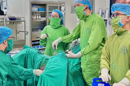 Bệnh nhân nữ được can thiệp thành công. 