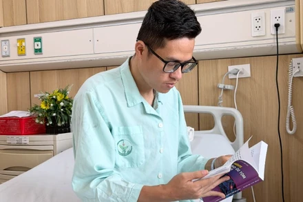 Bác sĩ Tài đang dần bình phục sức khỏe. 