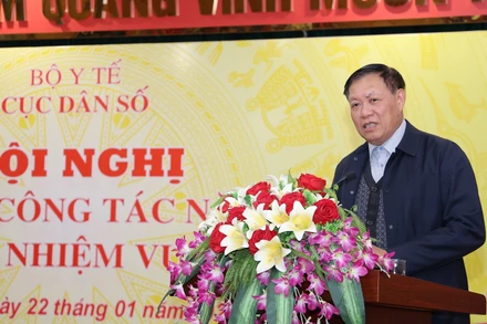 Thứ trưởng Y tế Đỗ Xuân Tuyên phát biểu chỉ đạo.