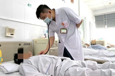 Bệnh nhân được điều trị tại Bệnh viện Bệnh Nhiệt đới Trung ương. 