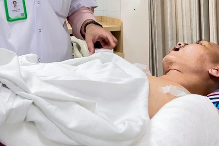 Bệnh nhân được can thiệp phẫu thuật kịp thời. 