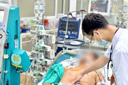 Bệnh nhân đang được điều trị tích cực. 