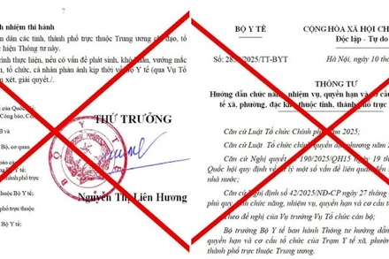 Bộ Y tế cảnh báo về văn bản giả mạo liên quan chức năng, nhiệm vụ của trạm y tế xã, phường