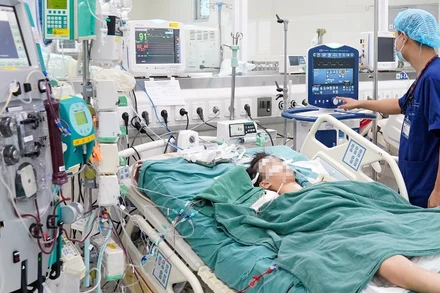 Bệnh nhi vẫn tiên lượng xấu. 