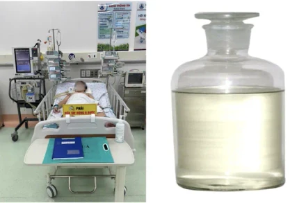 Bé trai đã được bệnh viện cấp cứu kịp thời. (Ảnh: BVCC)