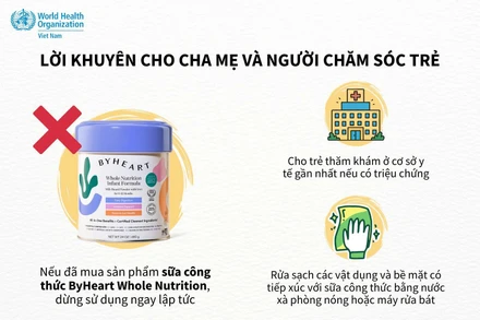 WHO cảnh báo nguy cơ ngộ độc botulinum liên quan đến sữa công thức cho trẻ sơ sinh