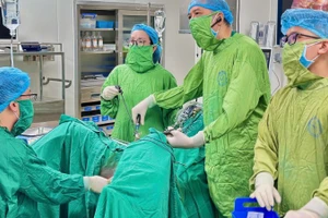 Bệnh nhân nữ được can thiệp thành công. 