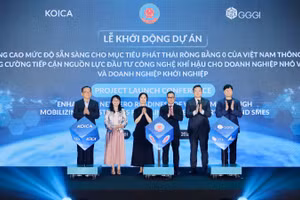 Lễ khởi động dự án. 