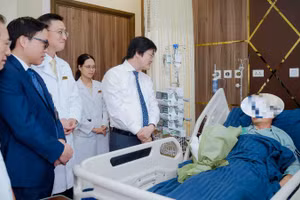 Bệnh nhân bình phục sau ca phẫu thuật. (Ảnh: BVCC)