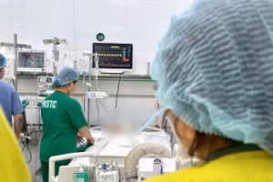 Gia đình đã thực hiện di nguyện hiến tạng của em để cứu sống nhiều người khác. 