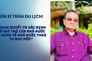Tiến sĩ Trần Du Lịch: "Nghị quyết 79 xác định rõ vai trò của Nhà nước và kinh tế nhà nước theo tư duy mới"
