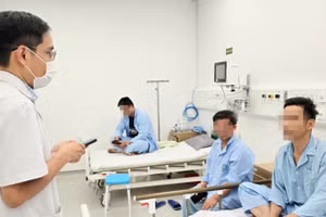 Các bệnh nhân khỏe mạnh xuất viện.