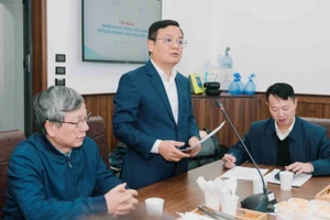 Tiến sĩ, bác sĩ Vương Anh Dương, Phó Cục Trưởng Cục Quản lý Khám chữa bệnh phát biểu.