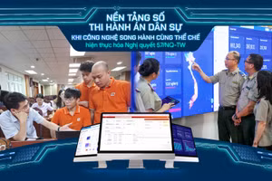 Nền tảng số Thi hành án dân sự: Khi công nghệ song hành cùng thể chế hiện thực hóa Nghị quyết 57/NQ-TW