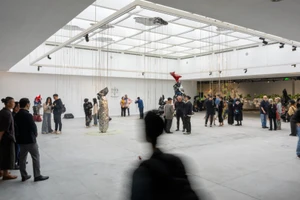 Lễ khai mạc triển lãm “Tỏa V-Điểm chạm khoa học”.