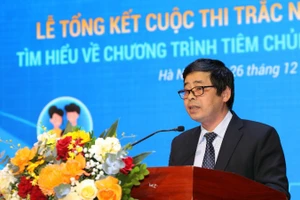 Ông Dương Chí Nam, Phó Cục trưởng Cục Phòng bệnh (Bộ Y tế) phát biểu.