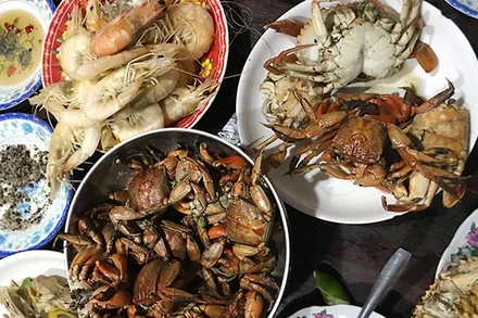 Bắt ba khía đêm