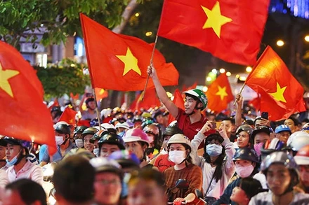 Niềm tin chiến thắng. Ảnh: NAM ANH