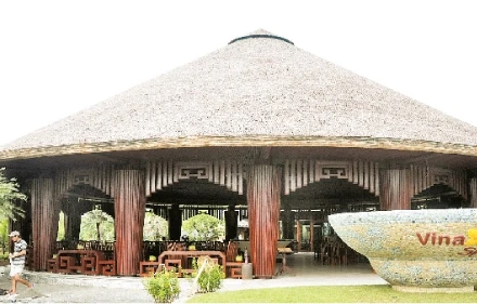 Một góc khu nhà cổ của ông Lê Văn Tăng.