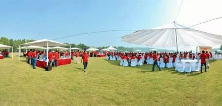 Không gian ở Flamingo Đại Lải Resort phù hợp với các sự kiện lớn.